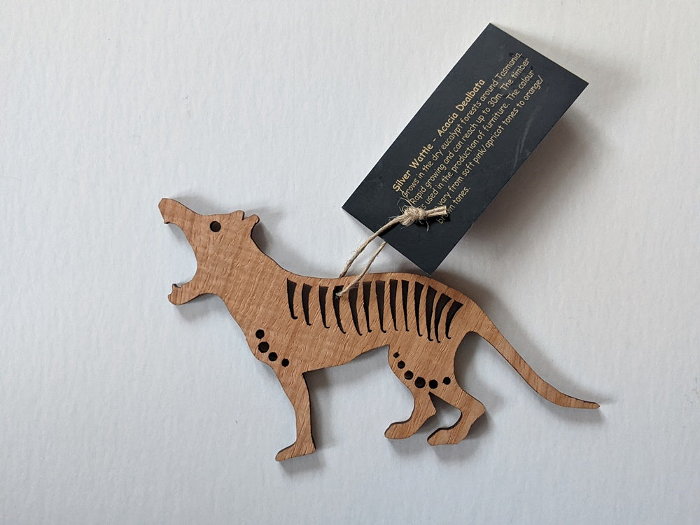 Tasmanian tiger decoration