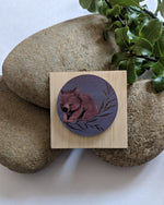 Load image into Gallery viewer, Wombat brooch
