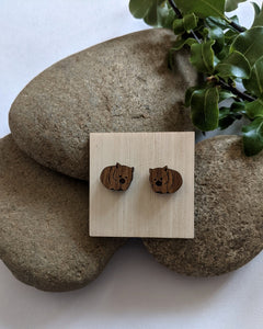 Wombat earrings