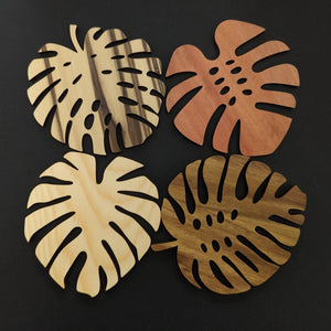 Monstera leaf Coasters