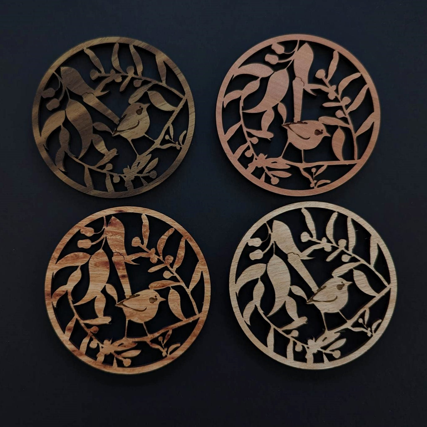 Wren and Gum Coasters