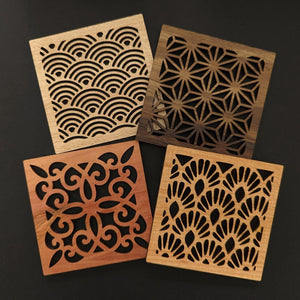 Patterned Square Coasters