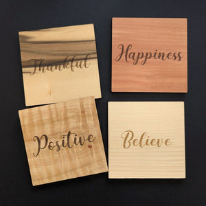 Positive Word Coasters