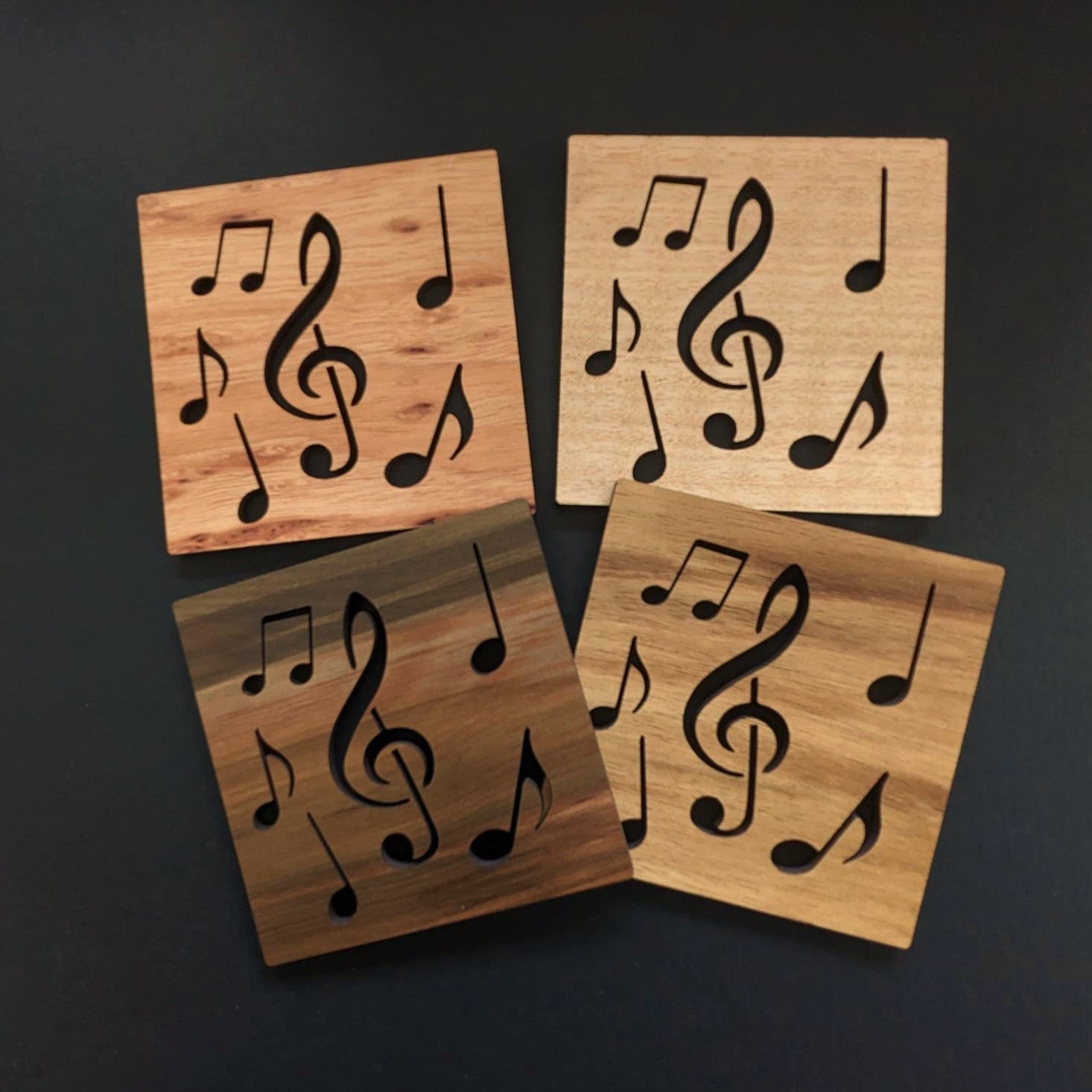 Musical Note Coasters