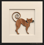 Load image into Gallery viewer, Cat Curl Panel  8&quot; x 8 &quot;
